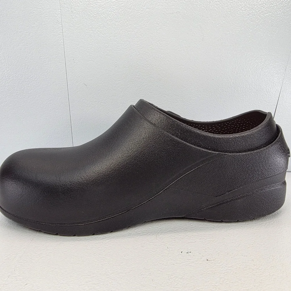 Stico Black Slip Resistant Professional Clogs Work Shoes Men Size 12 Chef NEC03S